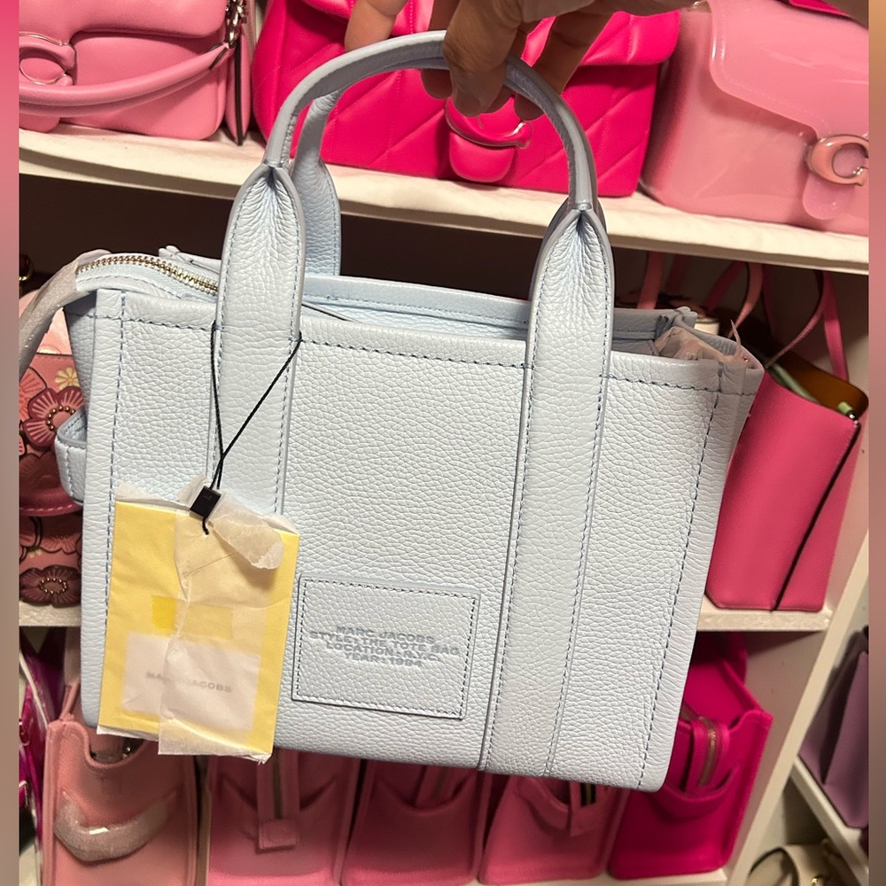NWT Marc Jacobs small tote bag in Cloud Blue - Picture 3 of 6